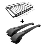 Travessa Larga Tubular De Teto Bagageiro Maleiro Gradeado