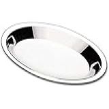 Travessa Oval Funda 26 Cm Aço Inox Gedex ECO 440 Prata