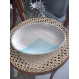 Travessa Porcelana Anos 70 31 Cm Por24 Cm
