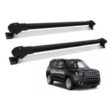 Travessa Rack Bagageiro Jeep Renegade 2015 A 2020 Preto Slim