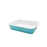 Travessa Refratária Pequena Bake Water Blue 22X15X5 3cm Oxford