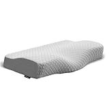 Travesseiro Cervical NASA - Coluna Relax - Suporte Ergonômico Com Carvão Ativado E Elevação Lateral Para Suporte Adicional