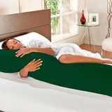 Travesseiro Corpo Inteligente Body Pillow Com Fronha 40x130