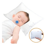 Travesseiro De Bebê Hipoalergênico Infantil Anatômico 30x40