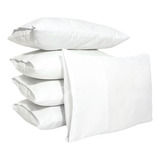 Travesseiro De Berço De Silicone Com Fronha Avulsa Bebe Cor Branco