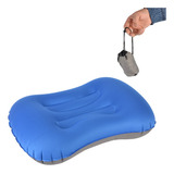 Travesseiro Inflável Para Camping Viagem Ultra Leve Compacto