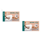 Travesseiro Inteligente Duoflex Látex Natural Látex Alto Tradicional 70cm X 50cm X 16cm Cor Branca Por 2 Unidades