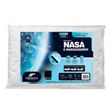 Travesseiro Nasa E Massageador Viscoelástico Baixo Fibrasca Tradicional 60cm X 40cm Cor Branco