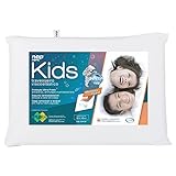 Travesseiro Nasa Kids Viscoelástico D28 - Antiácaro - Branco - Capa 100% Algodão - Nap