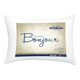 Travesseiro Ortobom Bonjour Tradicional 70cm X 50cm Cor Branca Por 4 Unidades