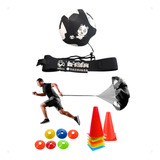 Treino Bola Cinto Futebol Passe Embaixada Paraquedas Cones