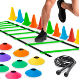 Treino Funcional Agilidade Treino Escada Cone Chapéu Corda
