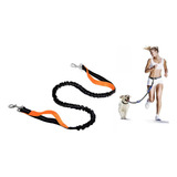Trela Longa Elástica De Cintura Para Correr Com Cachorro Cão