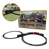 Trem Classic A Pilha Ferrorama Brinquedo Infantil 19pçs