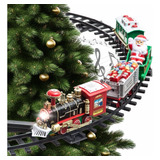 Trem Elétrico Ferrorama Árvore Natal Locomotiva Luxo Premium