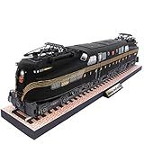 Trem Locomotiva Eletrica GG1 Quebra Cabeça 3D Colagem Miniatura Papercraft HAS BRASIL