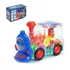 Trem Musical Infantil Engrenagem Bate E Volta Com Luz E Som Cor Colorido Personagem Trem Engrenagem