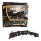 Conjunto de Trem Trenzinho Elétrico LIONEL Construction 712065 com Controle  Remoto, para Adultos e Crianças - Dular