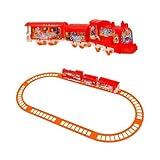 Trem Trenzinho Ferrorama No Trilho Elétrico Infantil Brinquedo