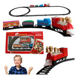 Trem Trenzinho Locomotiva Completo Fácil De Montar Brinquedo