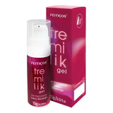Tremilik Gel Beijável Vibra Pulsa Eletriza Sabor Morango