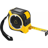Trena De Aço 5m C Medidor De Distância A Laser 40m Vonder