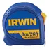 Trena Métrica Irwin 8mx25mm, Botão De Trava, Fita De Aço, Profissional Standard