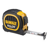 Trena Profissional Emborrachada 8m Dewalt Dwht3419 Com Trava