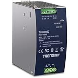 TRENDnet Fonte De Alimentação 240W 52V CC 4 61A AC Para DC DIN TI S24052 Fonte De Alimentação Industrial Com Função De Controlador De Fator De Potência Integrada Prata
