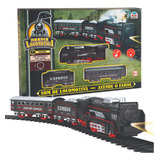 Trenzinho Elétrico Ferrorama 11 Pcs Pista Trilho Vagões Bras
