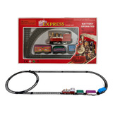 Trenzinho Expresso Clássico Elétrico Brinquedo Trem Com Som