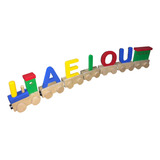 Trenzinho Letras De Madeira