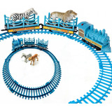 Trenzinho Pista Trilho Trem Elétrico Ferrorama Com Animais
