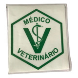 Três Adesivos Médico Veterinário Para Colocar No Vidro