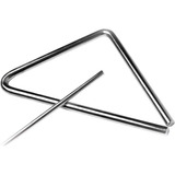 Triangulo Contemporanea 218c Tamanho Pequeno 28cm Cromado