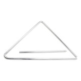 Triângulo Luen 15cm Aço Cromado Pequeno Percussão