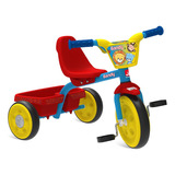Triciclo Bandy Com Carenagem Vermelho E Azul Bandeirante