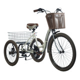 Triciclo Bicicleta Com Marchas Aro 26
