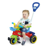 Triciclo Carrinho De Passeio Empurra Play Trike Colorido