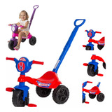 Triciclo Carrinho Passeio Empurrador C Pedal Infantil Motoca