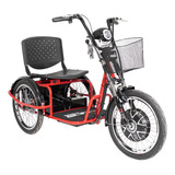 Triciclo Elétrico Duos Confortável Motor 800w