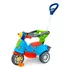 Triciclo Infantil Avespa Carrinho Passeio Andador Azul Maral