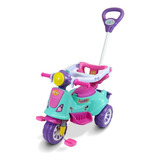 Triciclo Infantil Avespa Rosa Colorido Passeio
