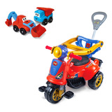 Triciclo Infantil Avespa Spyder Passeio Maral 2 Carrinhos