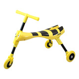 Triciclo Infantil Bicicleta Dobrável Infantil Clingo Cor Amarelo