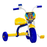 Triciclo Infantil Colorido Menino Menina Com Cestinha Buzina