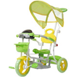 Triciclo Infantil Com Empurrador Pedal E
