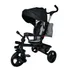 Triciclo Infantil Com Empurrador Waygo Cinza Replay Kids