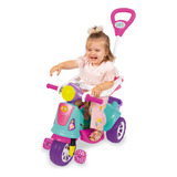 Triciclo Infantil Com Guia Motoca Andador