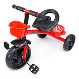 Triciclo Infantil Com Pedal E Cestinha